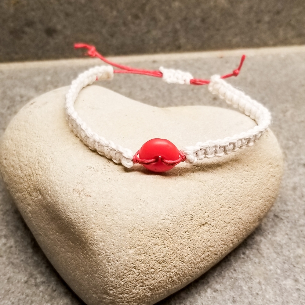 Fishman Donut Adjustable Hemp Bracelet - Picture 2 of 6